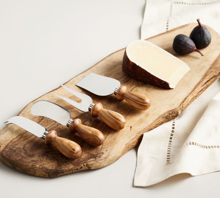 3-Piece Olive Wood Cheese Knife Set with Acacia Cheese Board, 1027327 –  Cangshan Cutlery Company