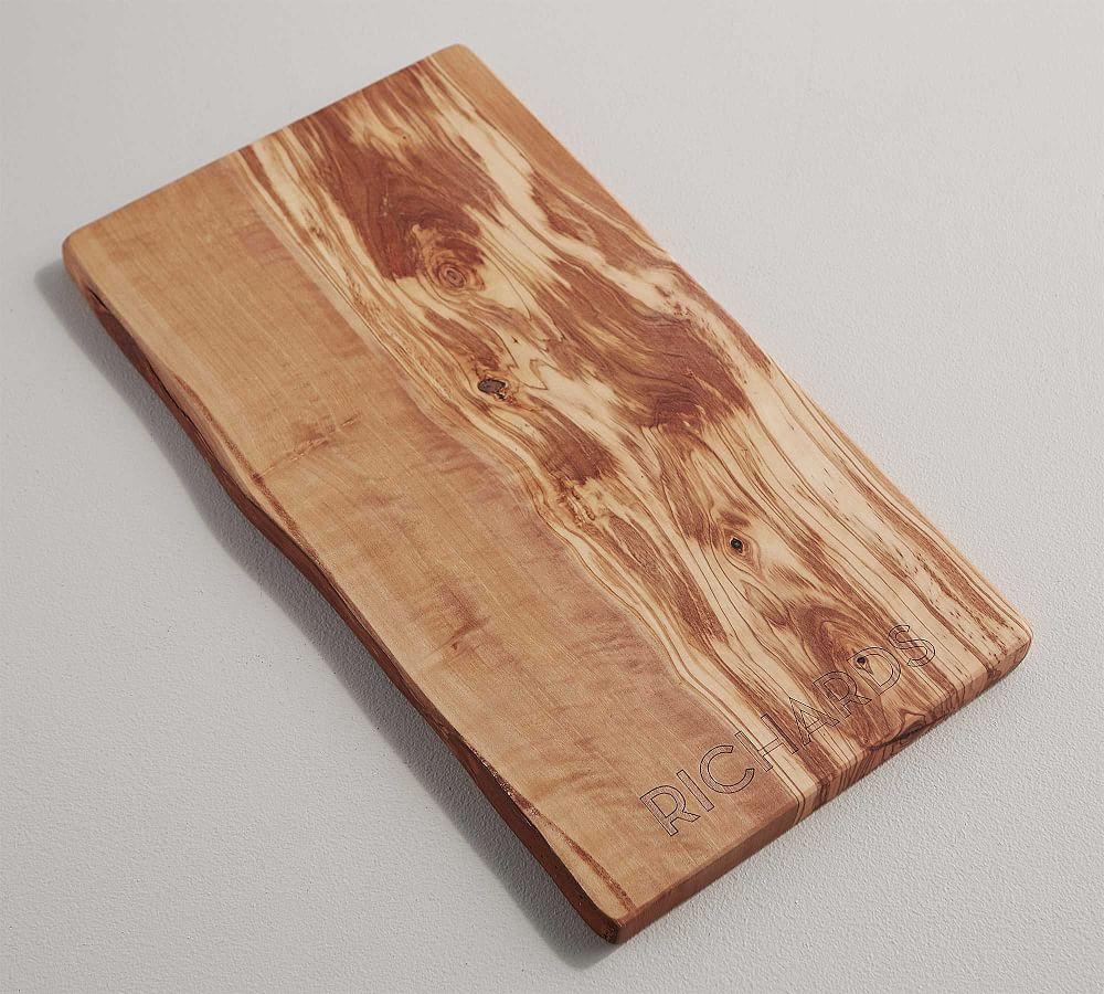 Live Edge Olive Wood Charcuterie Board/Serving Board/Trays And  Platters/Cheese Board - Sheriff