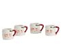 Santa Claus Espresso Shot Glasses - Set of 4 | Pottery Barn