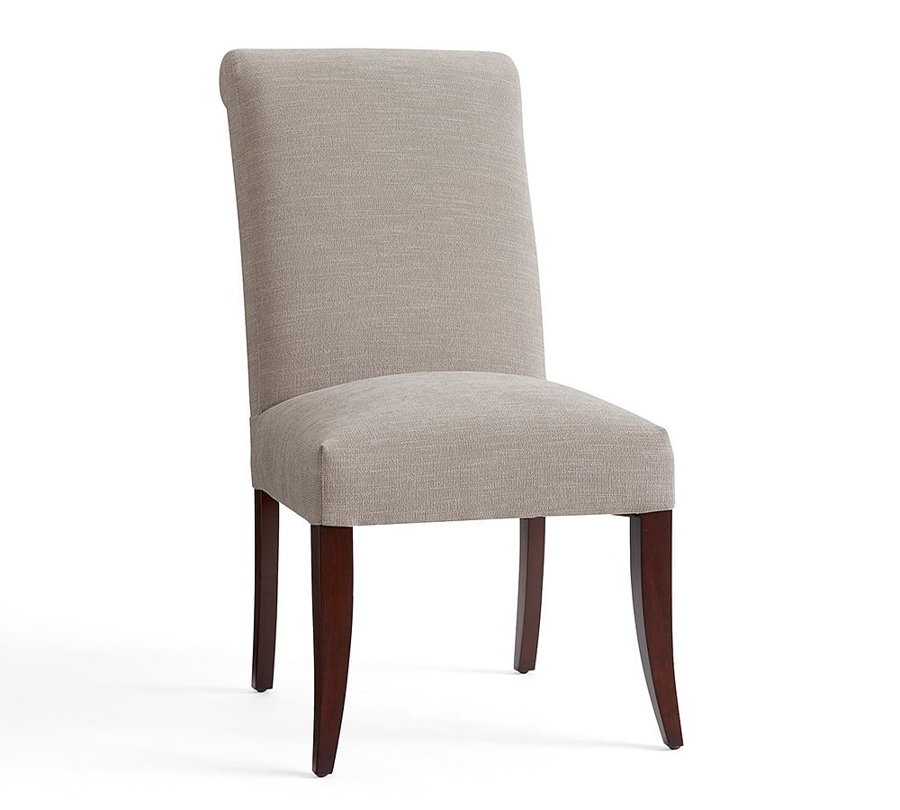 PB Comfort Roll Upholstered Dining Chair