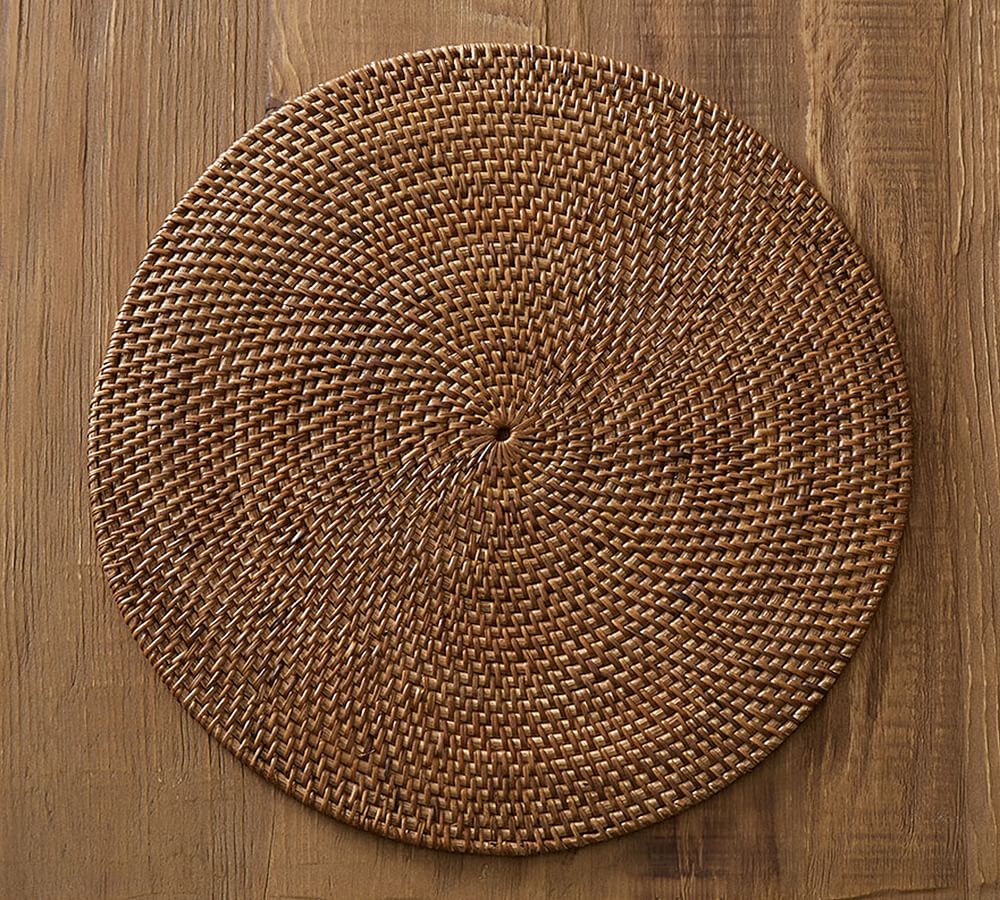 Tava Handwoven Rattan Round Placemat