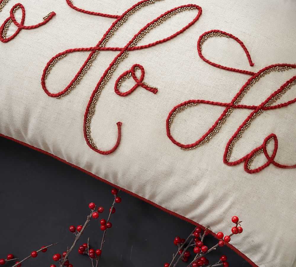 Pottery barn ho store ho ho pillow