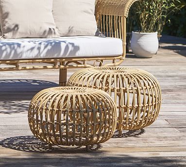 Franco Albini Outdoor Ottoman | Pottery Barn