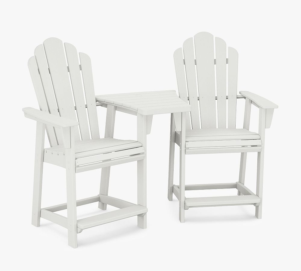 Pottery Barn Adirondack x Polywood Tete A Tete Set Pottery Barn