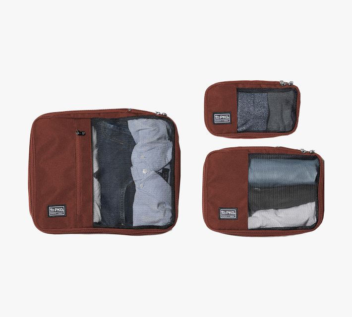 Packing Cube Set of 3 for Travel, Compression Bags Organizer for Luggage /  Backpack, Painting