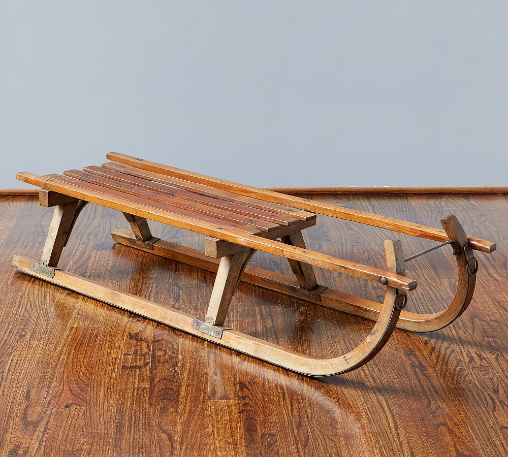Found Wooden Sled