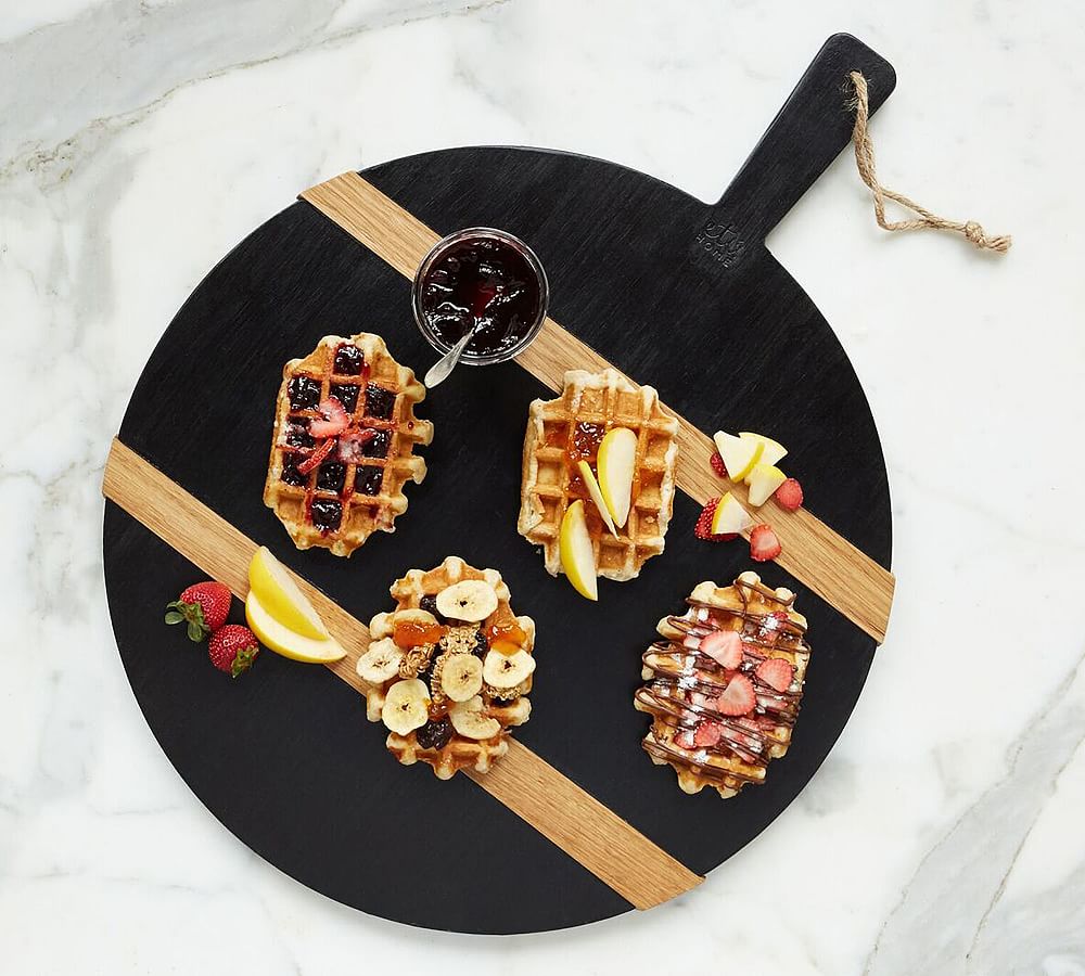 Black Reclaimed Pine Wood Pizza Paddle Pottery Barn