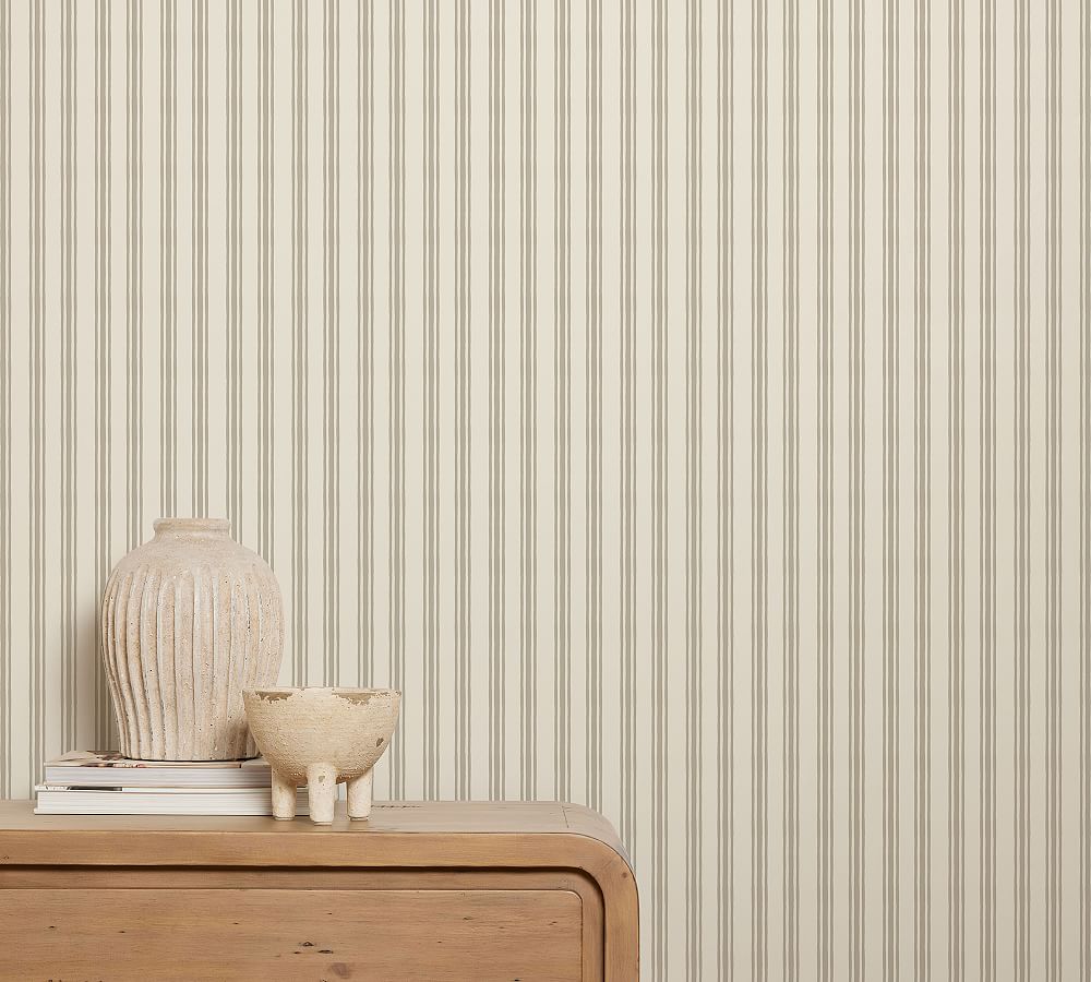 A-Street Prints Symphony Stripe Sage Wallpaper | DecoratorsBest