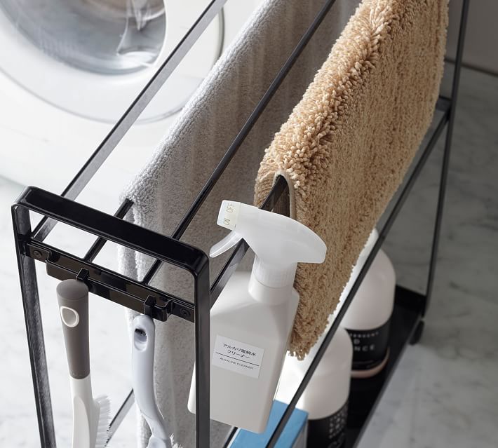 Yamazaki Rolling Towel Rack and Organizer