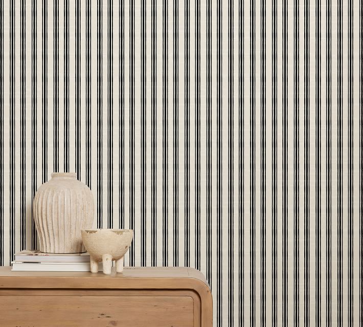 Classic Stripe Wallpaper - Lelands Wallpaper