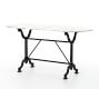 Timeless Elegance: Laurel Marble Console Desk for Luxury Living Rooms
