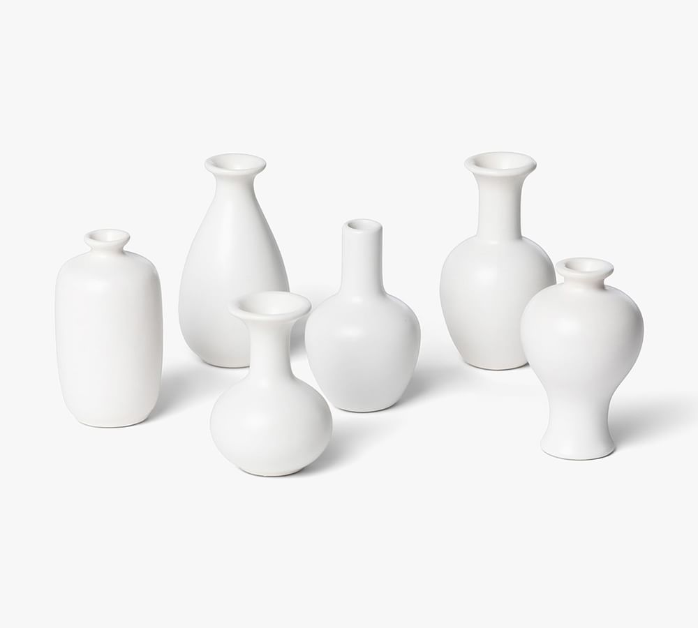 Arora Ceramic Vases -  Set of 6