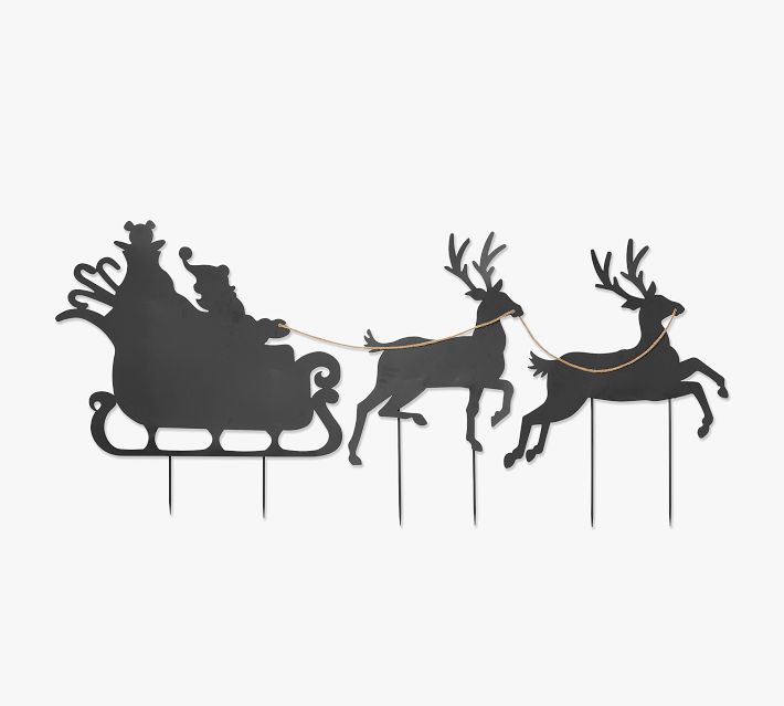 christmas sleigh reindeer