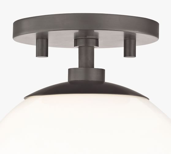 Jorson Glass Globe Flush Mount | Pottery Barn