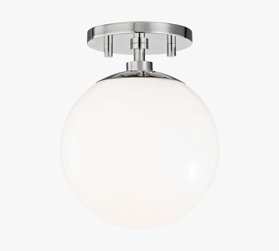 Jorson Glass Globe Flush Mount | Pottery Barn