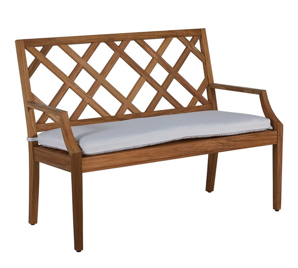Kesao Teak Outdoor Bench Pottery Barn