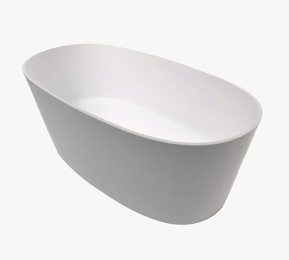 Holas 72 Handcrafted Freestanding Concrete Bathtub