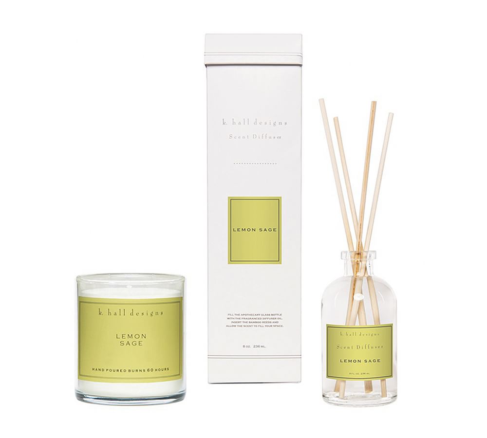 K. Hall Lemon & Sage Scent Kit | Pottery Barn