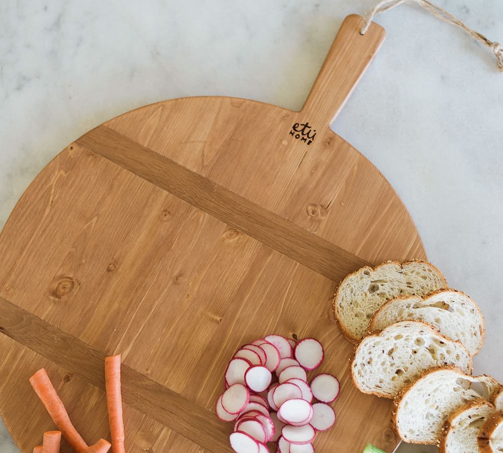 Hardwood Lumber Wood Pizza Paddle Cutting Board