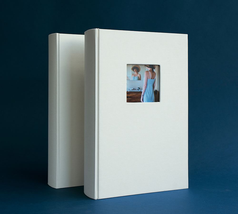 Leather Bound Clear Pocket Photo Albums