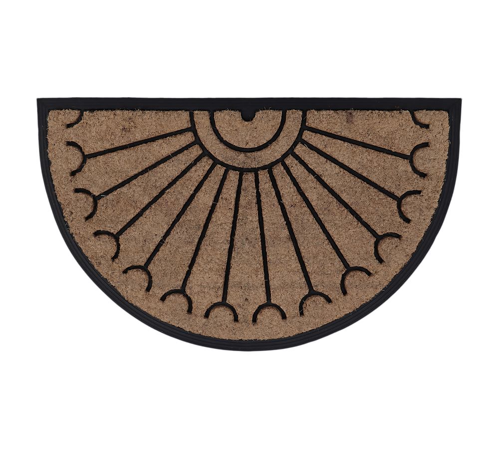 Peeping Cats Handwoven Coconut Fiber Doormat - Entryways