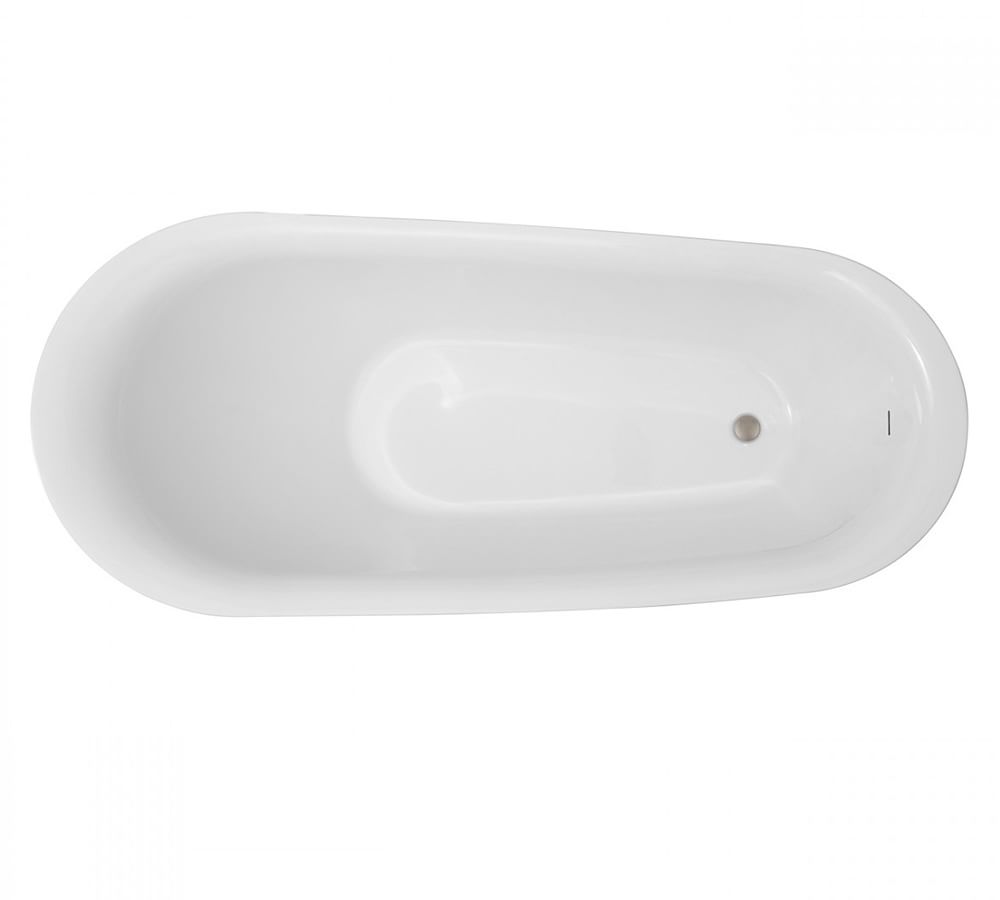 Holas 72 Handcrafted Freestanding Concrete Bathtub