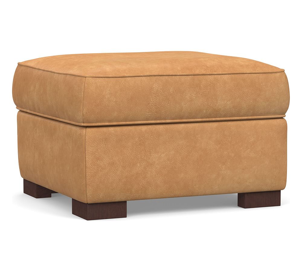 Townsend Ottoman, Leather