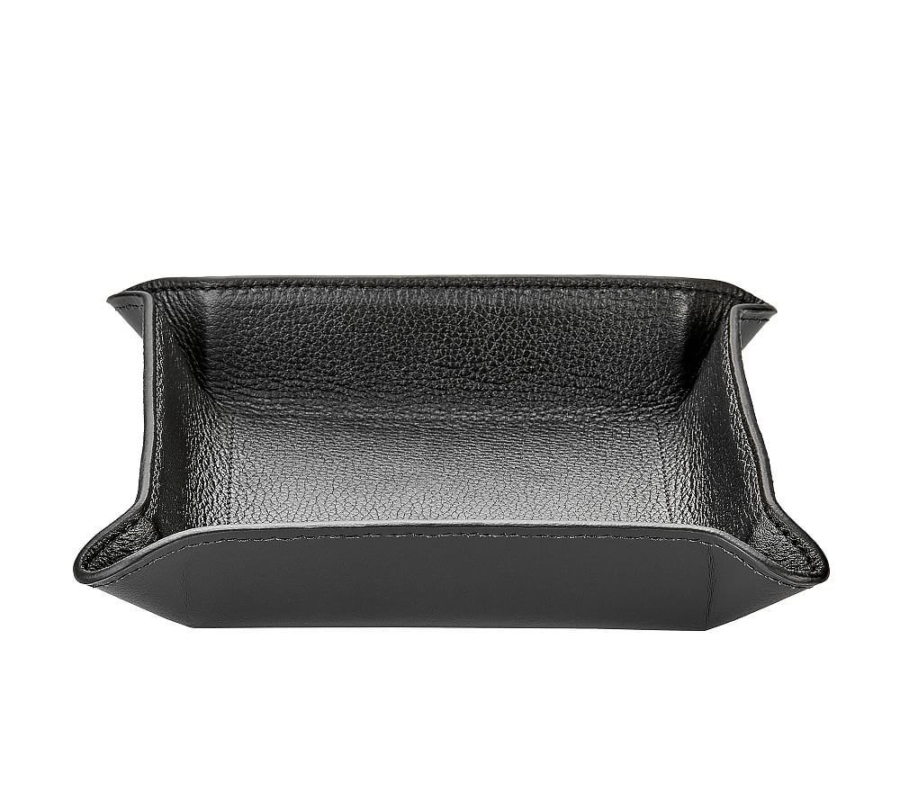 Quinn Leather Catchall Tray, Foil Debossed