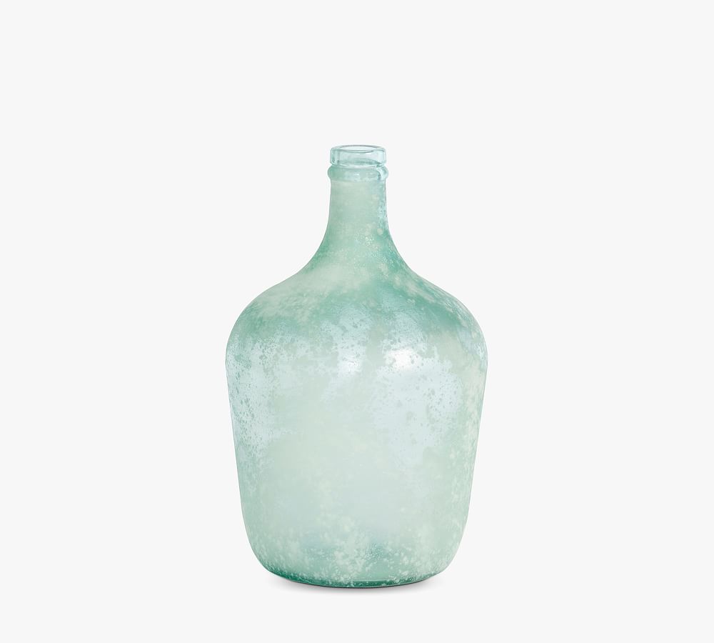 Recycled Glass Demijohn Vases