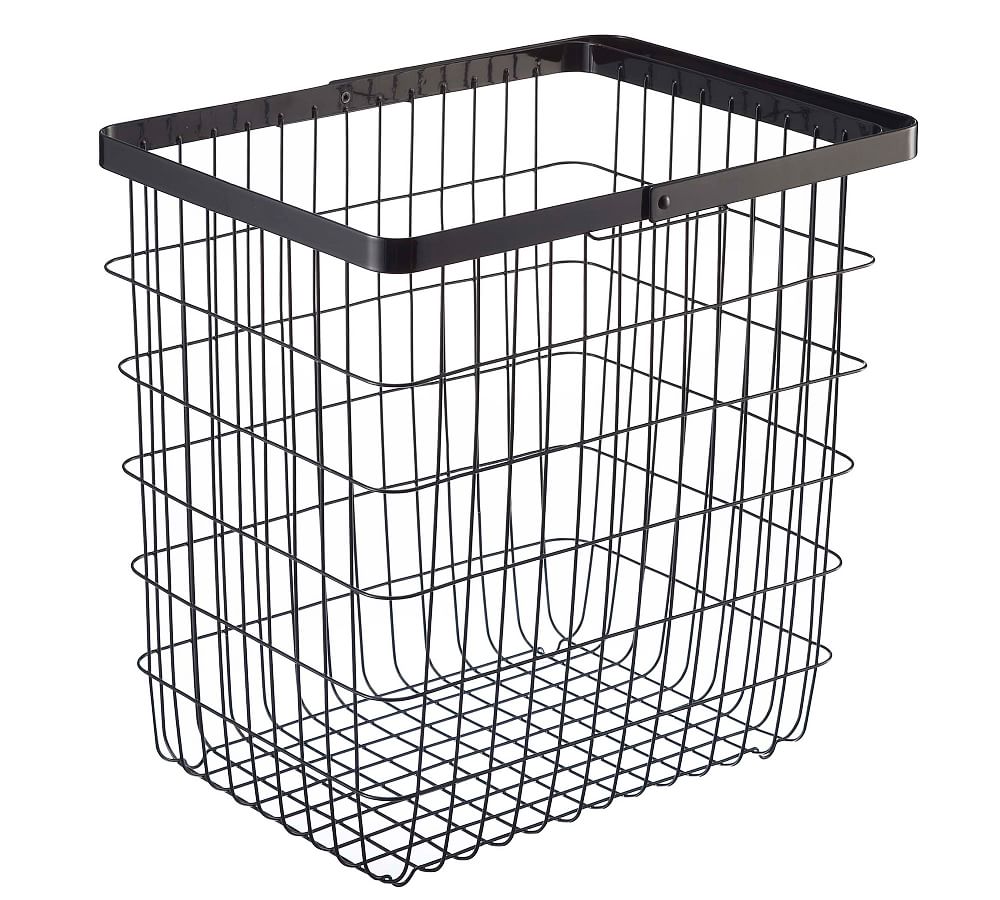 Yamazaki Rectangular Wire Laundry Basket