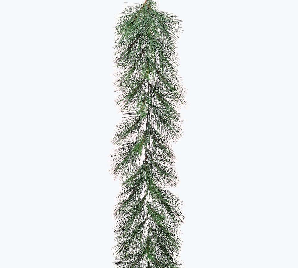 6' Flocked Long Needle Pine Garland [85338GA6] 