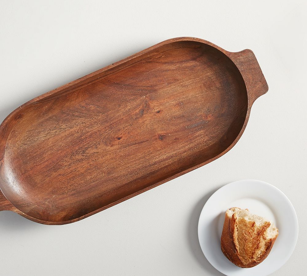 Chateau Handcrafted Acacia Wood Dough Bowl