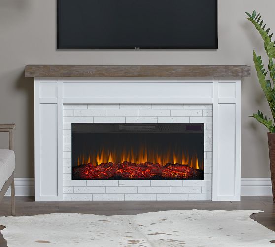 Paola Electric Fireplace | Pottery Barn