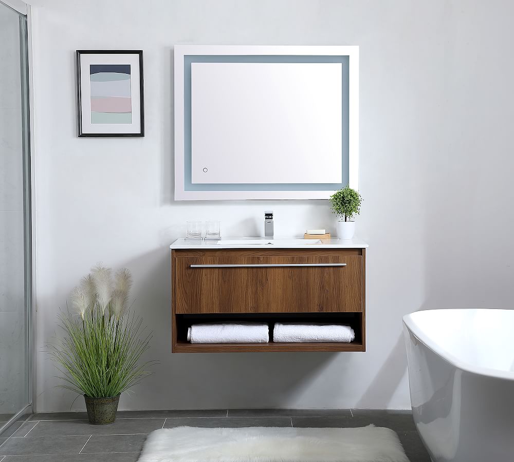 Evanna 24-40" Single Sink Floating Vanity | Pottery Barn