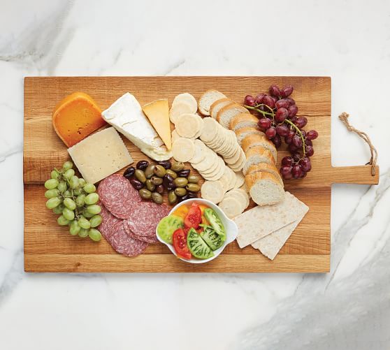 Handmade Reclaimed Oak Cheese Board Pottery Barn