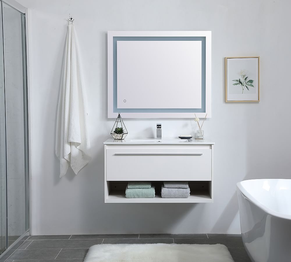 Evanna 24-40" Single Sink Floating Vanity | Pottery Barn