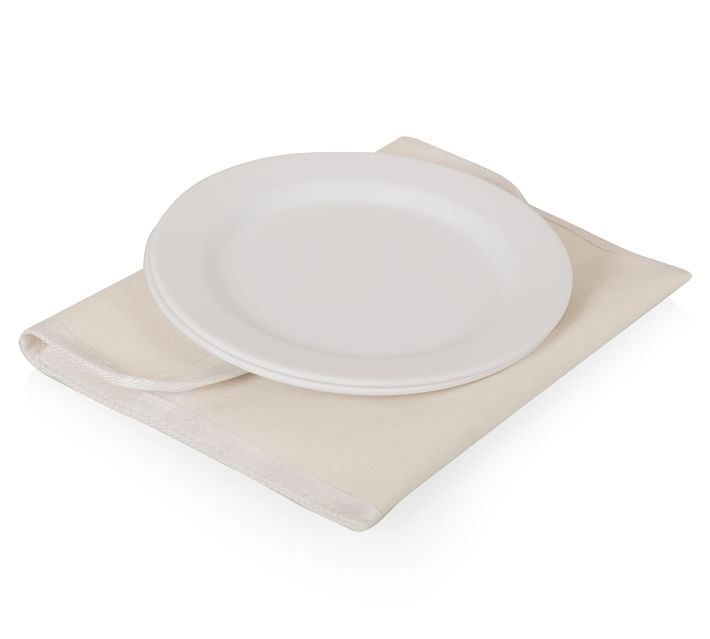 Picnic tote: a holder for paper plates and napkins. 