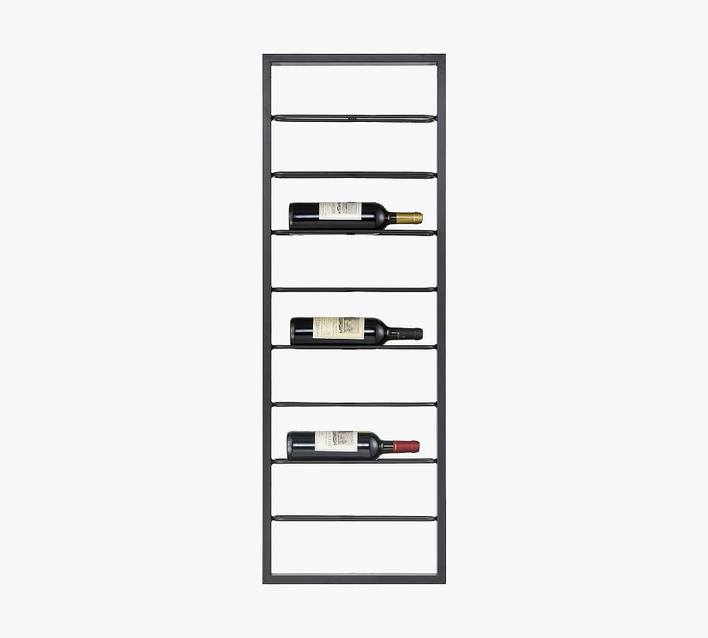 Pottery barn wall mounted best sale wine rack