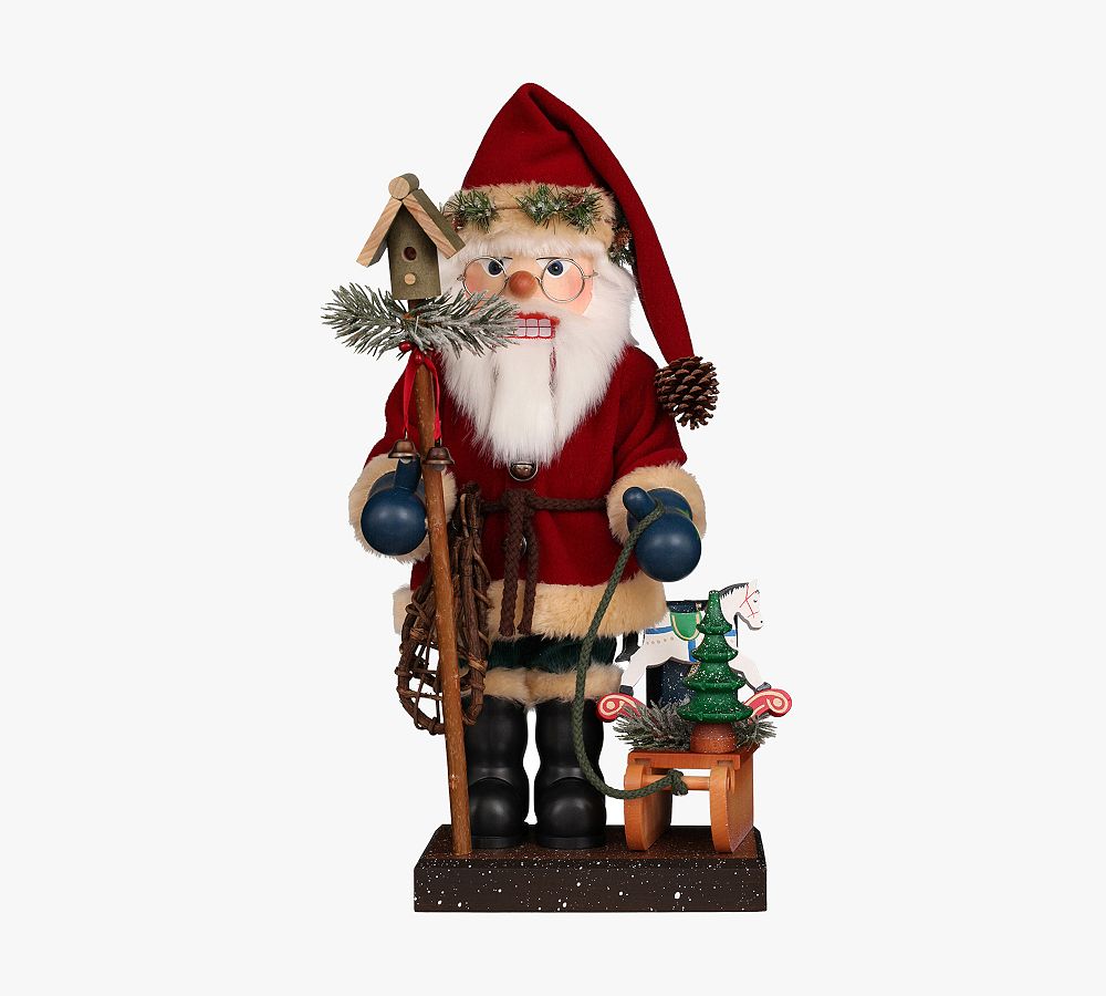 Santa Claus With Sled Nutcracker