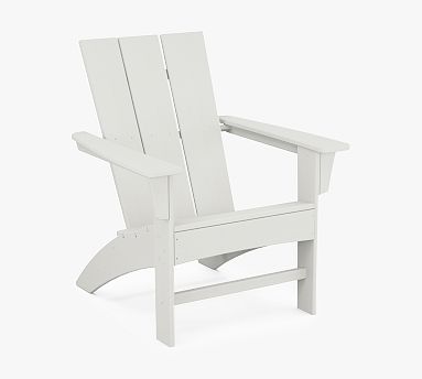 Pottery Barn Classic Adirondack x Polywood Modern Lounge Chair