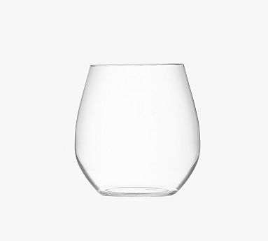 Monique Lhuillier Lily of the Valley Stemless Wine Glasses - Set of 4