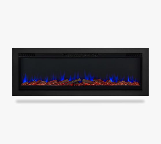 Santino Electric Wall Fireplace Pottery Barn