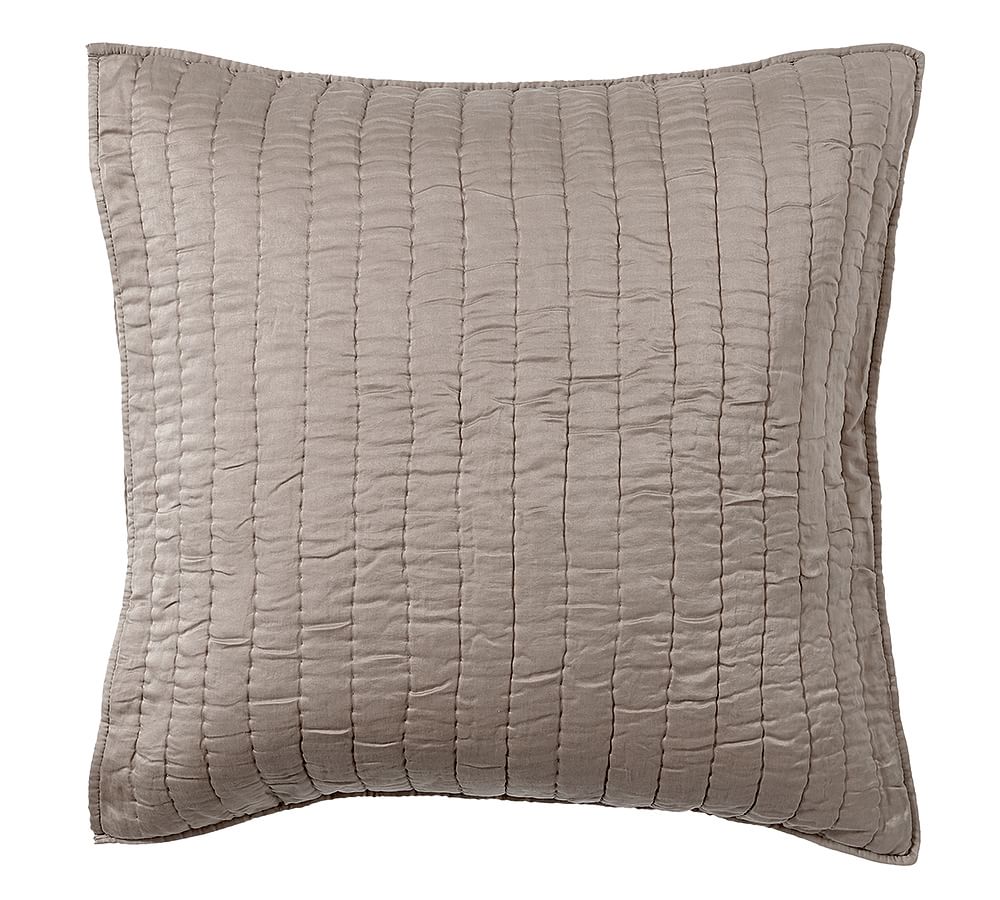Silk Channel Two-Toned Sham