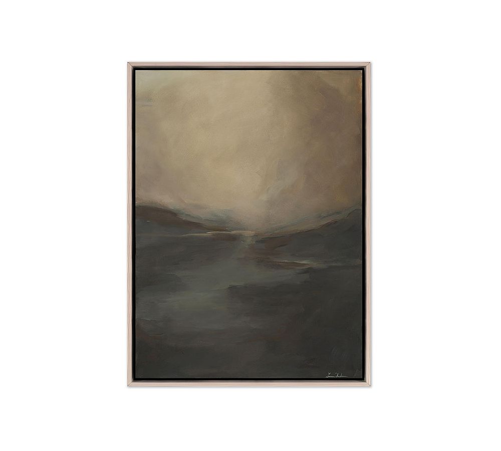 Fog I By Lauren Fuhr with Maple Frame