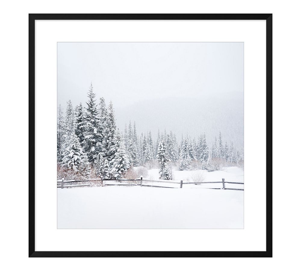 Winter Drive Framed Print