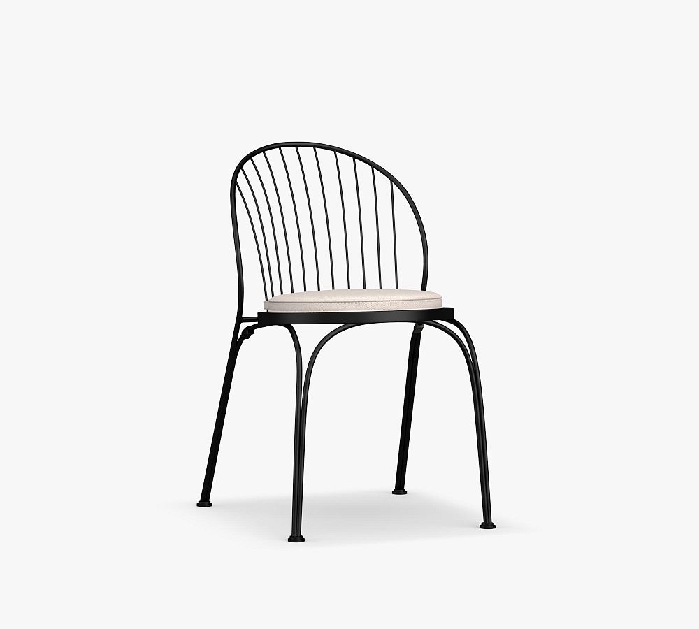 Metal Outdoor Stacking Bistro Chair Pottery Barn