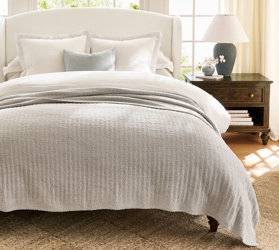 Cozy Ribbed Blanket Pottery Barn