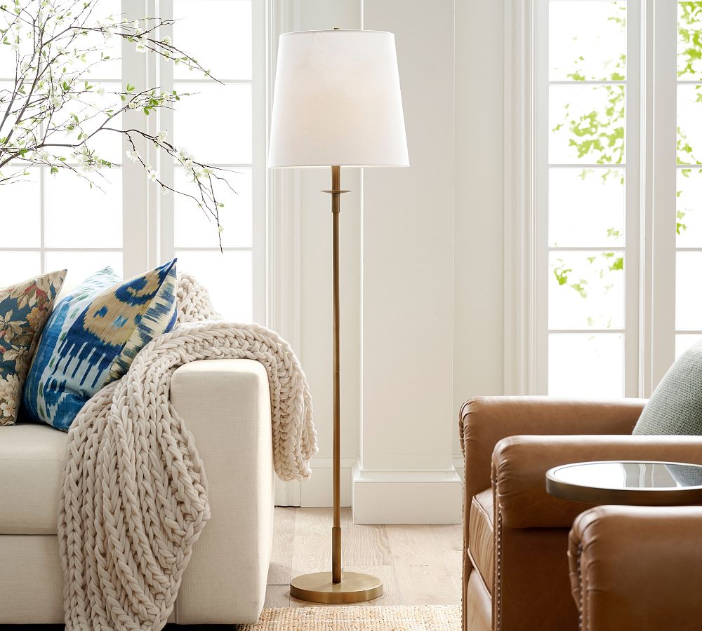 Remington Iron Floor Lamp | Pottery Barn