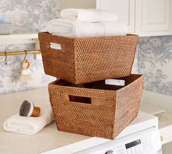 Tava Handwoven Utility Baskets | Pottery Barn