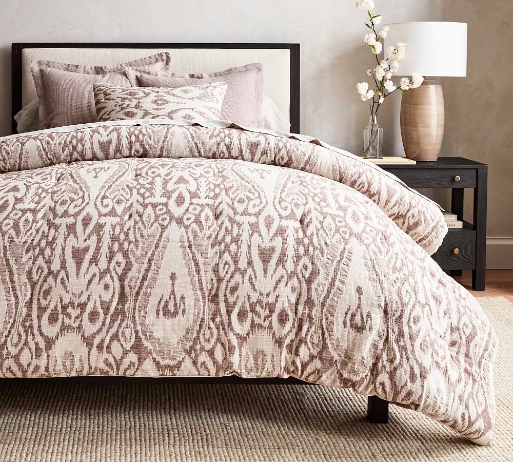 Pottery barn jacquard sales duvet